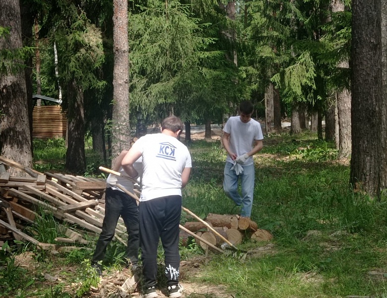 Участие волонтерского отряда «МастерОК» в подготовке к сезону летнего отдыха