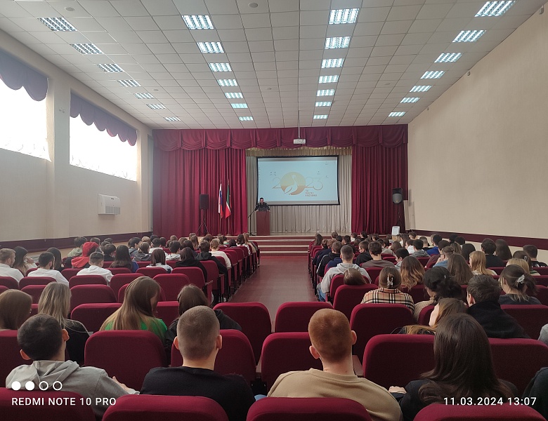 Встреча студентов выпускных групп с офицером войсковой части 40274 Свердловской области