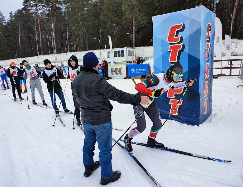 Победа в зональных соревнованиях по лыжным гонкам 