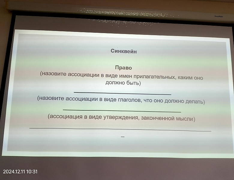 Делова игра, посвящённая Международному дню Прав человека