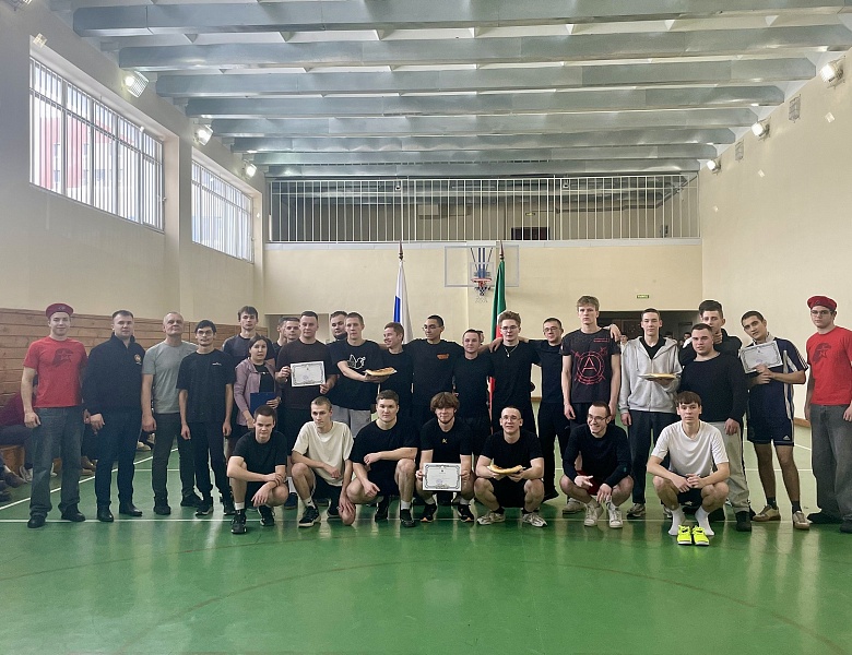 Военно-спортивная эстафета в колледже