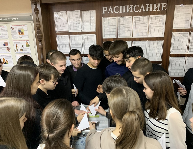 Участие студентов КСК в акции «Письмо солдату»