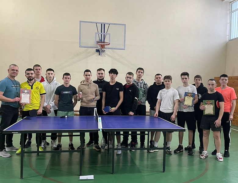 Соревнования по настольному теннису среди групп 1-4 курсов